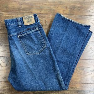 Big‎ Yank Union Made Jeans Mens Made USA 38x32 (27.5") Denim  Straight Leg Vtg *
